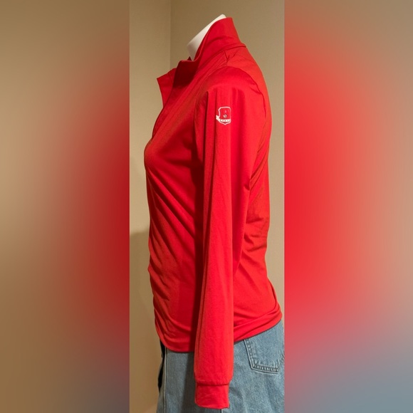 Vist SKI LONG SLEEVE FLEECE BLOUSE HALF Zip MADE IN ITALY Sz M - Picture 5 of 13